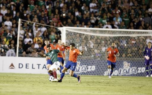 October 16 2018 EUM20181016DEP15 JPG QUERETARO Qro SoccerFutbol National Team Actions of the friendly match between the teams of Mexico against Chile at the Corregidora stadium on the night of Tuesday, October 16, 2018 Photo Agency EL UNIVERSALAgustin SalinasRCC Latin News October 16 2018  - ZUMAu78_ 20181016_zaf_u78_086 Copyright: xElxUniversalx