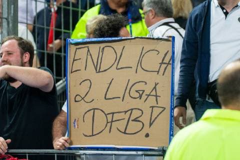 16 10 2018 xkvx Football Nations League France Germany emspor v l DFB fans with poster Proverb 2 League descent DFL DFB REGULATIONS PROHIBIT ANY USE OF PHOTOGRAPH as IMAGE SEQUENCES and or QUASI VIDEO Paris