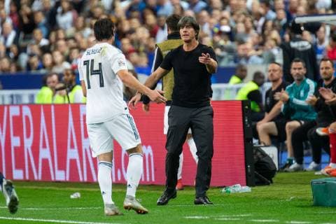 16 10 2018 xkvx Football Nations League France Germany emspor v l Head Coach National coach Joachim Loew DFB German Football Association gives gestures gesticulate gestures gestures gestures gestures DFL DFB REGULATIONS PROHIBIT ANY USE OF PHOTOGRAPH as IMAGE SEQUENCES and or QUASI VIDEO Paris