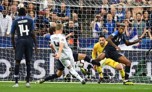 Benjamin Pavard France Presnel Kimpembe France Hugo Lloris Goalkeeper France France Germany France Germany UEFA Cup National Team DFB 2018 Soccer Soccer Soccer Germany Germany France France Paris 16 10 2018