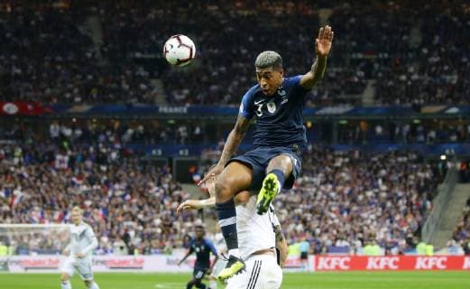 Paris Football Nations League France vs Germany top Presel Kimpembe FRA Niklas Süle GER DFB regulations prohibit any use of images as image sequences and or quasi video