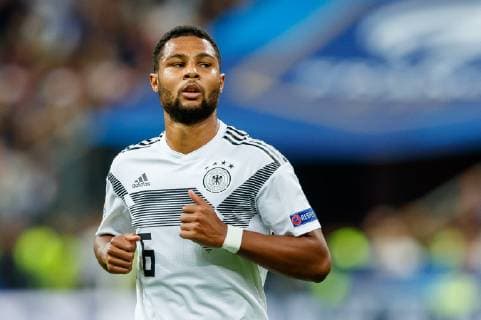 Paris France 16 10 2018 UEFA Nations League League A Group 1 France Germany Serge Gnabry GER is watching DeFodi048