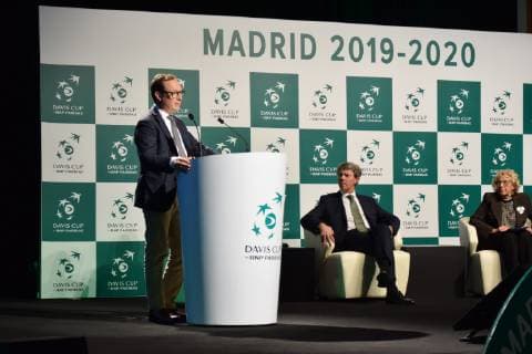 Presentation of the Davis Cup in Madrid Madrid Spain 17 10 18 Presentation of Davis Cup in Madrid  xx xx