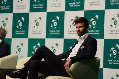 Presentation of the Davis Cup in Madrid Madrid Spain 17 10 18 Gerard Pique Presentation of Davis Cup in Madrid  xx xx