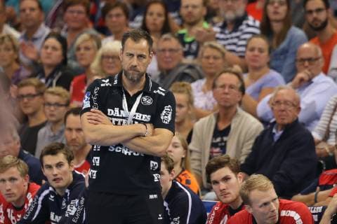 SG Flensburg Handewitt vs SC Magdeburg Handball DHB Cup Round of 16 17 10 18 Maik Machulla SG Flensburg Handewitt coach xmmkx