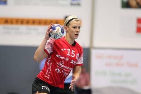 Kirsztina Triscsuk Thueringer HC 15 HSG Blomberg Lippe vs Thueringer HC Handball 1 Women Bundesliga 17 10 2018 HSG Blomberg Lippe vs Thueringer HC Handball 1 Bundesliga Women 17 10 2018 Blomberg Copyright: xEIBNER JanxStrohdiekx EP_JSK