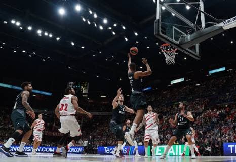 Photo Spada LaPresse October 17, 2018 Assago (MI) Italy basket AX Armani Exchange Olimpia Milano vs Real Madrid Euroleague Turkish Airline 2018 2019 - Mediolanum Forum in the pic: playgame  Copyright: xSpada LaPressex