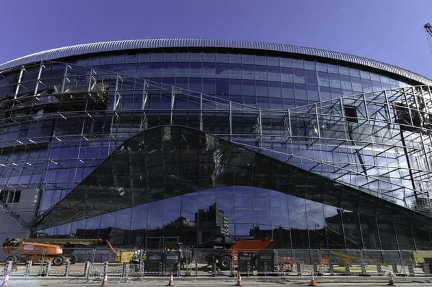 The West stand at the Tottenham Hotspur Stadium work in progress at High Road (White Hart Lane), London, England on 18 October 2018. Copyright: xVincexxMignottx PMI-2328-0003
