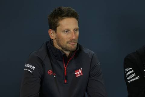 Photo4 LaPresse 18 10 2018 Austin, USA Grand Prix Formula One USA 2018 In the pic: Official Fia press conference PK Pressekonferenz Romain Grosjean (FRA) Haas F1 Team VF-18  Copyright: xPhoto4 LaPressex