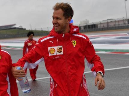 Sebastian Vettel Scuderia Ferrari formula 1 GP USA in Austin 19 10 2018 Photo mspb Jerry Andre Sebastian Vettel formula 1 GP USA 2018