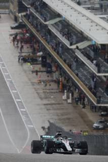 Motorsports: FIA Formula One World Championship WM Weltmeisterschaft 2018; Grand Prix; United States, FORMULA 1 PIRELLI 2018 UNITED STATES GRAND PRIX , Circuit of The Americas 44 Lewis Hamilton (GBR, Mercedes AMG Petronas F1 Team), Austin United States