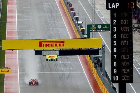 Motorsports: FIA Formula One World Championship WM Weltmeisterschaft 2018; Grand Prix; United States, FORMULA 1 PIRELLI 2018 UNITED STATES GRAND PRIX , Circuit of The Americas , 5 Sebastian Vettel (GER, Scuderia Ferrari) Austin United States
