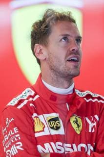 AUSTIN, TX - OCTOBER 18: Ferrari driver Sebastian Vettel (5) of Germany looks at track monitors during rain delay prior to afternoon practice for the F1 United States Grand Prix on October 18, 2018, at Circuit of the Americas in Austin, TX. (Photo by John Crouch Icon Sportswire) AUTO: OCT 18 F1 - United States Grand Prix Icon18101830361 EDITORIAL USE ONLY