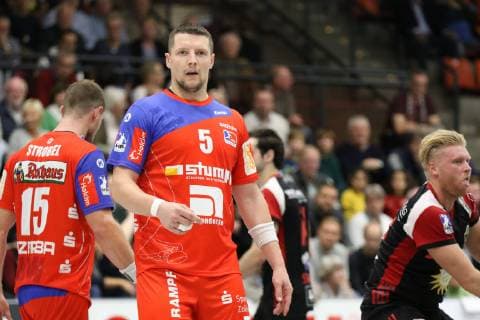 TuS N Luebbecke vs HBW Balingen Weilstetten Handball 2 Bundesliga 20 10 2018 TuS N Luebbecke vs HBW Balingen Weilstetten Handball 2 Bundesliga 20 10 2018 Luebbecke Copyright: xEIBNER JanxStrohdiekx EP_JSK