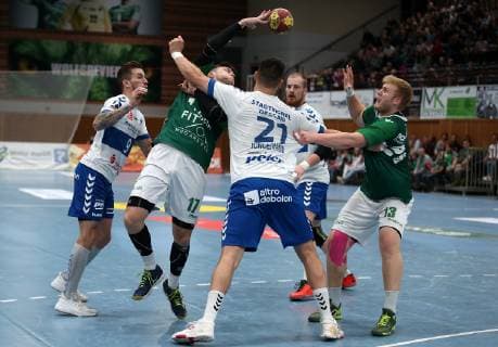 Marek Vanco Dessau Rosslauer HV 06 Patrick Schmidt DJK Rimpar Wolves Philip Jungemann Dessau Rosslauer HV 06 Libor Hanisch Dessau Rosslauer HV 06 Patrick Gempp DJK Rimpar Wolves DKB 2 Handball Bundesliga DJK Rimpar Wolves Dessau Rosslauer HV 06 xfsx
