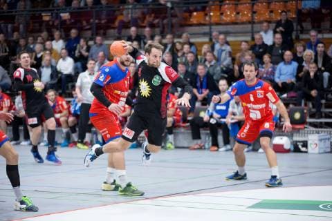 Luebbecke Germany 20 10 2018 2 HBL 2018 2019 TuS N Luebbecke vs HBW Balingen Weilstetten M Jens Bechtloff Luebbecke Luebbecke North Rhine Westphalia Germany Merkur Arena