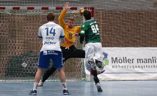 Florian Pfeiffer Dessau Rosslauer HV 06 Philip Ambrosius Dessau Rosslauer HV 06 Benjamin Herth DJK Rimpar Wolves DKB 2 Handball Bundesliga DJK Rimpar Wolves Dessau Rosslauer HV 06 xfsx