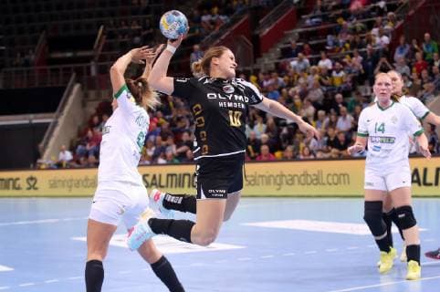 BAU 21 10 2018 Ludwigsburg Handball SG BBM Bietigheim vs FTC Rail Cargo Hungaria Anna Loerper BBM middle