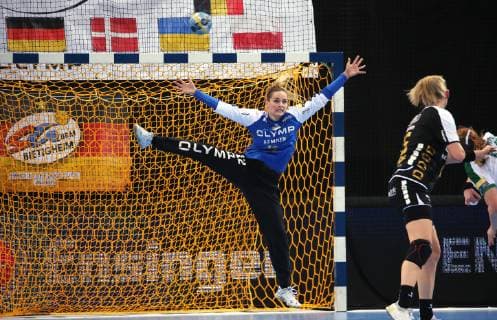BAU 21 10 2018 Ludwigsburg Handball SG BBM Bietigheim vs FTC Rail Cargo Hungaria Dinah Eckerle BBM in goal