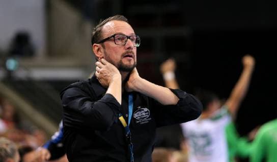 BAU 21 10 2018 Ludwigsburg Handball SG BBM Bietigheim vs FTC Rail Cargo Hungaria coach Martin Albertsen BBM disappointed