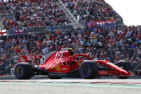 Motorsports: FIA Formula One World Championship WM Weltmeisterschaft 2018; Grand Prix; United States, FORMULA 1 PIRELLI 2018 UNITED STATES GRAND PRIX , Circuit of The Americas 7 Kimi Raikkonen (FIN, Scuderia Ferrari), Austin United States