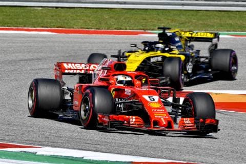 Motorsports: FIA Formula One World Championship WM Weltmeisterschaft 2018; Grand Prix; United States, FORMULA 1 PIRELLI 2018 UNITED STATES GRAND PRIX , Circuit of The Americas , 5 Sebastian Vettel (GER, Scuderia Ferrari) Austin United States