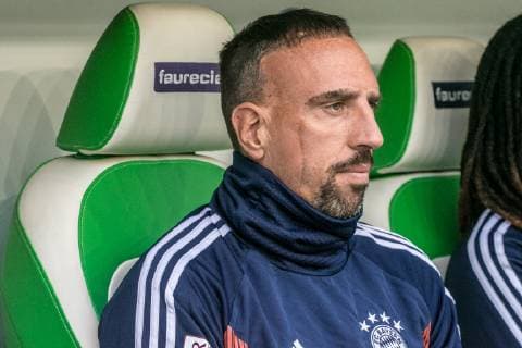 From 1 BL season 2018 19 VfL Wolfsburg against Bayern Munich 1 3 on 20 10 2018 In the photo Franck Ribery on the reserbank DFB regulations prohibit any use of photographs as image sequences or quasi video