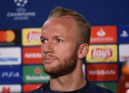 22 10 2018 xmeix Football UEFA Champions League Press Conference Final training TSG 1899 Hoffenheim Olympique Lyon emporer Kevin Vogt TSG 1899 Hoffenheim DFL DFB REGULATIONS PROHIBIT ANY USE OF PHOTOGRAPHS as IMAGE SEQUENCES and or QUASI VIDEO Sinsheim prio:1