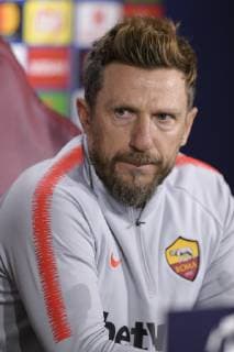 Photo Luciano Rossi AS Roma LaPresse22 10 2018 Roma (Italia SoccerPress CoferenceIn the pic: Eusebio Di FrancescoTrigoria Roma  Copyright: xLucianoxRossi ASxRoma LaPresse Lx
