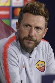 Photo Luciano Rossi AS Roma LaPresse22 10 2018 Roma (Italia SoccerPress CoferenceIn the pic: Eusebio Di FrancescoTrigoria Roma  Copyright: xLucianoxRossi ASxRoma LaPresse Lx