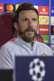 Photo Luciano Rossi AS Roma LaPresse22 10 2018 Roma (Italia SoccerPress CoferenceIn the pic: Eusebio Di FrancescoTrigoria Roma  Copyright: xLucianoxRossi ASxRoma LaPresse Lx