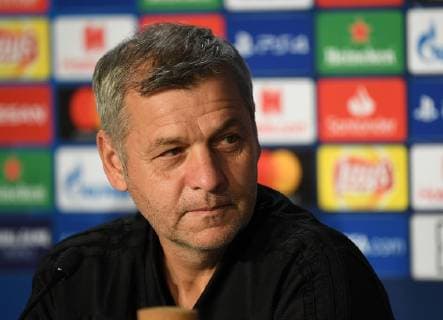 22 10 2018 xmeix Football UEFA Champions League Press Conference Final training TSG 1899 Hoffenheim Olympique Lyon emspor v l Manager Bruno Genesio Olympique Lyon DFL DFB REGULATIONS PROHIBIT ANY USE OF PHOTOGRAPHS as IMAGE SEQUENCES and or QUASI VIDEO Sinsheim prio:1