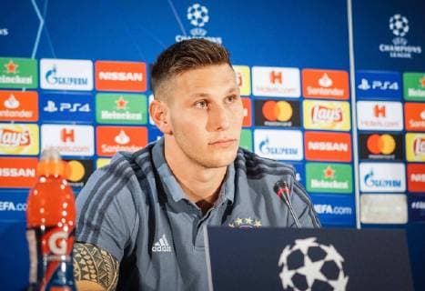 Niklas Suele 4 Bayern Munich at the Press Conference AEK Athens vs Bayern Munich Muenchen Football Preliminary Round Champions League 22 10 2018 Athens Athens Greece Copyright: xkolbert-press GiannisxAlexopoulosx