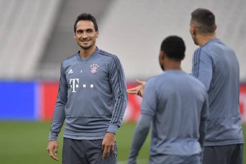 Bayern Munchen, official traininga Bayern Munchen s Mats Hummels reacts during the official training of Bayern Munchen one day before the game for UEFA Champions League against AEK Athens, on Olimpic Stadium, Athens, Greece, 22 October 2018 Copyright: xAlexxNicodimx