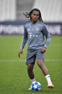 Bayern Munchen, official traininga Bayern Munchen s Renato Sanches in action during the official training of Bayern Munchen one day before the game for UEFA Champions League against AEK Athens, on Olimpic Stadium, Athens, Greece, 22 October 2018 Copyright: xAlexxNicodimx