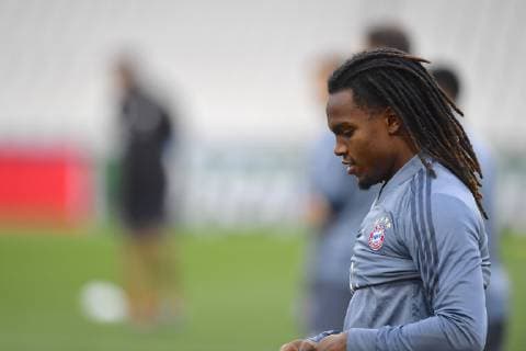 Bayern Munchen, official traininga Bayern Munchen s Renato Sanches in action during the official training of Bayern Munchen one day before the game for UEFA Champions League against AEK Athens, on Olimpic Stadium, Athens, Greece, 22 October 2018 Copyright: xAlexxNicodimx