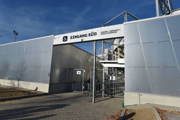 21 10 2018 Soccer GER Season 2018 2019 1 Bundesliga 8 Matchday Borussia Moenchengladbach FSV Mainz 05 4 0 New press and service entrance in front of the stadium BORUSSIA PARK DFL REGULATIONS PROHIBIT ANY USE OF PHOTOGRAPH AS IMAGE SEQUENCES AND OR QUASI VIDEO Team2