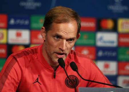 October 23, 2018 - Paris, France - PSG manager Thomas Tuchel at Parc des Princes in Paris, France on October 23, 2018. PSG press conference PK Pressekonferenz : UEFA Champions League Group C  - ZUMAn230 20181023_zaa_n230_198 Copyright: xMatteoxCiambellix