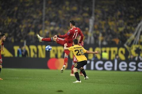 AEK Athens v Bayern Munchen James Rodriguez of Bayern Munchen in action during the UEFA Champions League Group E football match between AEK Athens v Bayern Munchen at OAKA Stadium in Athens, Greece on October 23, 2018 Copyright: xAlexxNicodimx