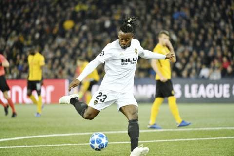 23 10 2018 Bern Switzerland Soccer Mens UEFA Champions League BSC Young Boys Valencia CF Pictured Valencias Michy Batshuayi gestures action single image
