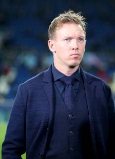 Germany Sinsheim WIRSOL Rhein Neckar Arena 23 10 2018 Soccer Champions League TSG Hoffenheim Olympique Lyon Picture v l Coach Julian Nagelsmann TSG 1899 Hoffenheim Copyright: HMBxMedia xHeikoxBecker