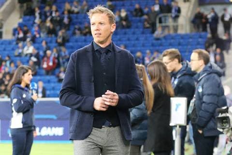 23 10 2018 xtvx Football UEFA Champions League TSG 1899 Hoffenheim Olympique Lyon emspor v l Coach Julian Nagelsmann TSG 1899 Hoffenheim Portrait DFL DFB REGULATIONS PROHIBIT ANY USE OF PHOTOGRAPH as IMAGE SEQUENCES and or QUASI VIDEO Sinsheim