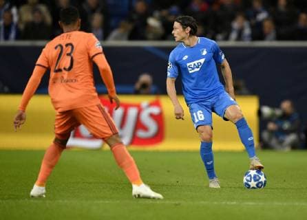 Match Nico Schulz TSG 1899 Hoffenheim vs. Kenny Tete Olympique Lyon TSG 1899 Hoffenheim vs. Olympique Lyon Champions League CL Group Stage 23 10 2018 DFL REGULATIONS PROHIBIT ANY USE OF PHOTOGRAPH AS IMAGE SEQUENCES AND OR QUASI VIDEO TSG 1899 Hoffenheim vs. Olympique Lyon