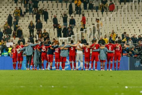 Greece Athens 22 10 2018 UEFA Champions League 2018 19 Season Preliminary Round Group Stage Group E 3 Gameday AEK Athens FC Bayern Muenchen Bayern final victory DeFodi048