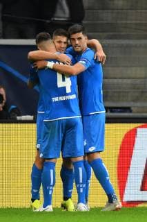 23 10 2018 xfux Football UEFA Champions League TSG 1899 Hoffenheim Olympique Lyon emporer Andrej Kramaric TSG 1899 Hoffenheim Torjubel Goal celebration celebrate the goal to 1 1 Sinsheim