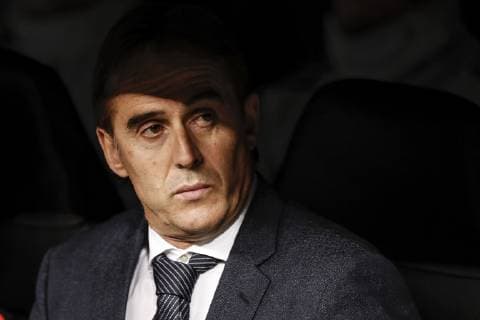 23rd October 2018, Santiago Bernabeu, Madrid, Spain; UEFA Champions League football, Real Madrid versus Viktoria Plzen; Julen Lopetegui Coach of Real Madrid  ActionPlus12072561 ShotxforxPress