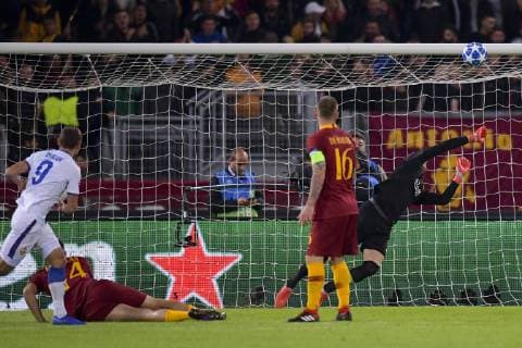 Photo Fabio Rossi AS Roma LaPresse 23 10 2018 Rome (Italy) Soccer Roma-CSKA Mosca Champions League 2018 2019 - Olimpic Stadium In the pic: Robin Olsen  Copyright: xFabioxRossi ASxRoma LaPresse LaPx