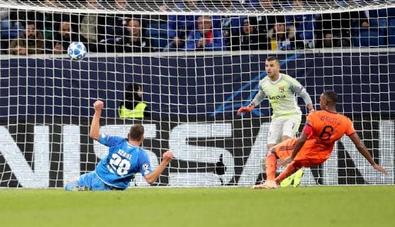 TSG 1899 Hoffenheim 28 Goalkeeper Anthony Lopes Olympique Lyon 1 and Marcelo Olympique Lyon 6 Copyright: HMBxMedia xHeikoxBecker