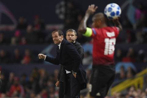 Photo LaPresse - Fabio Ferrari October 23, 2018 Manchester, United Kingdom soccer Manchester United ManU vs Juventus Fc - Uefa Champions League 2018 2019 - "Old Trafford" Stadium - Group H. In the pic:Massimiliano Allegri (Juventus F.C.);  Copyright: xFabioxFerrari LaPressex