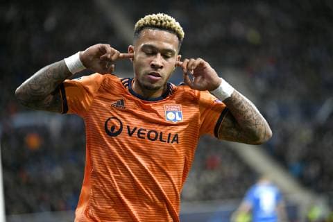 Goal to 3 2 Memphis Depay Olympique Lyon Torjubel TSG 1899 Hoffenheim vs Olympique Lyon Champions League CL Group stage 23 10 2018 DFL REGULATIONS PROHIBIT ANY USE OF PHOTOGRAPH AS IMAGE SEQUENCES AND OR QUASI VIDEO TSG 1899 Hoffenheim vs Olympique Lyon